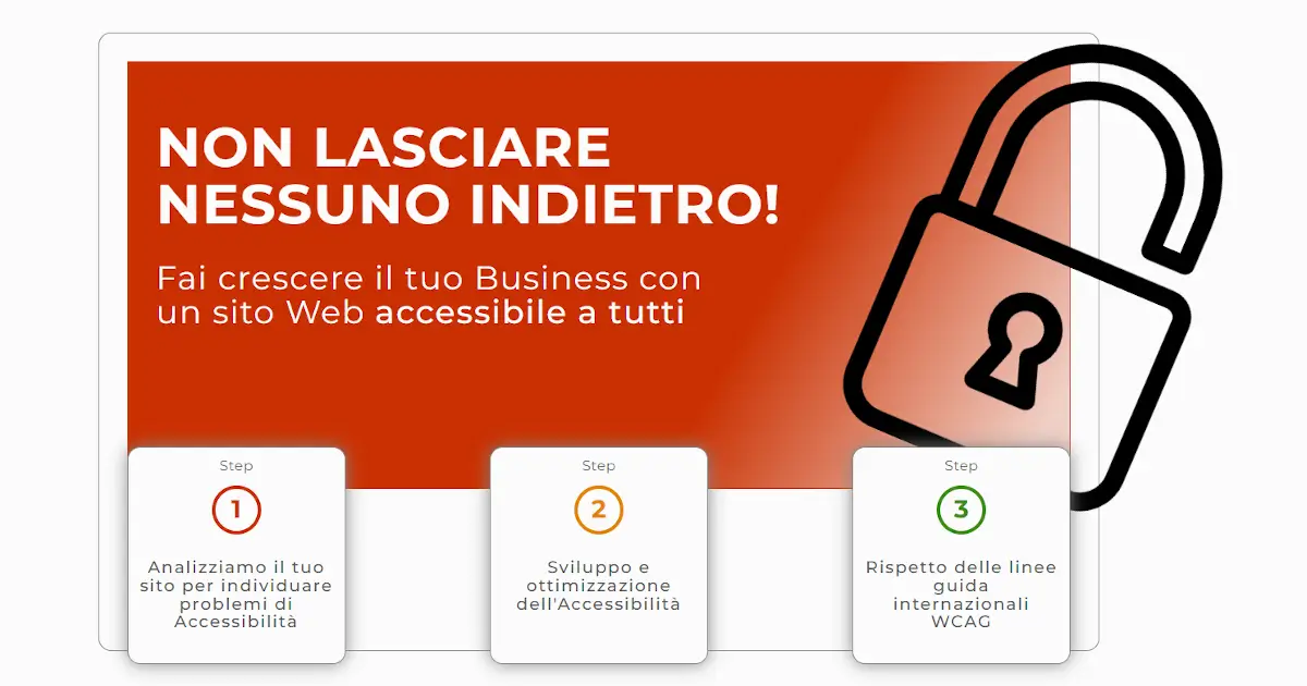 Non lasciare NESSUNO INDIETRO: rendi ACCESSIBILE il tuo sito!