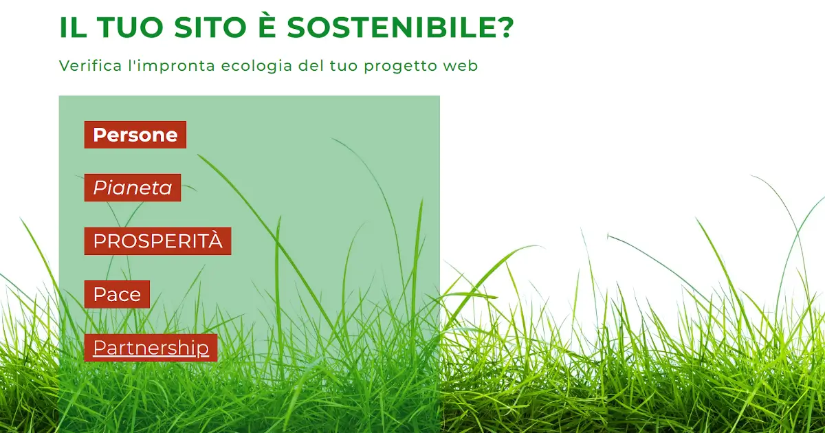 Verifica l'impronta ecologia del tuo progetto web